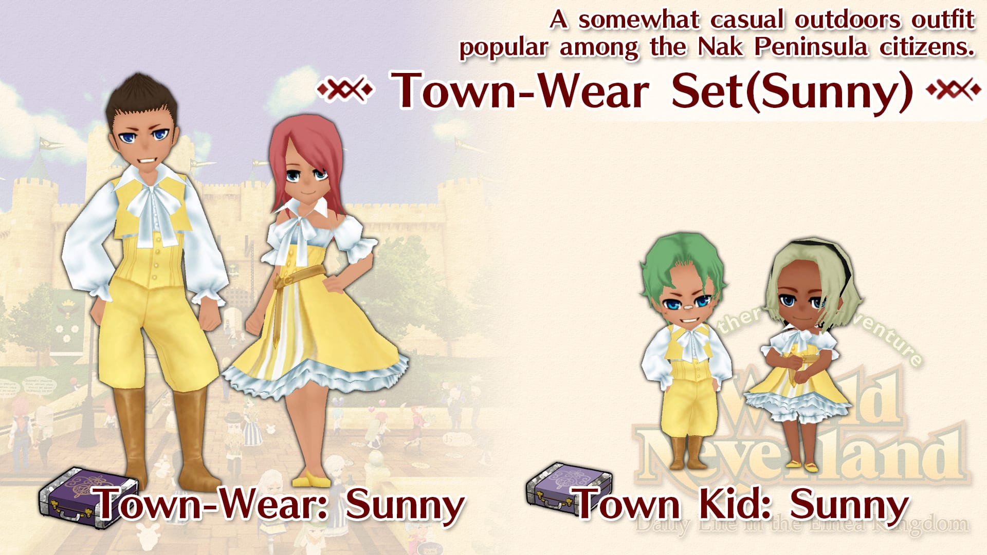 Town-Wear Set(Sunny)