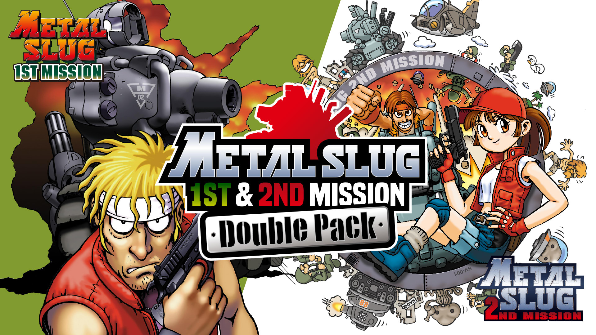 "METAL SLUG 1st & 2nd MISSION" Double Pack