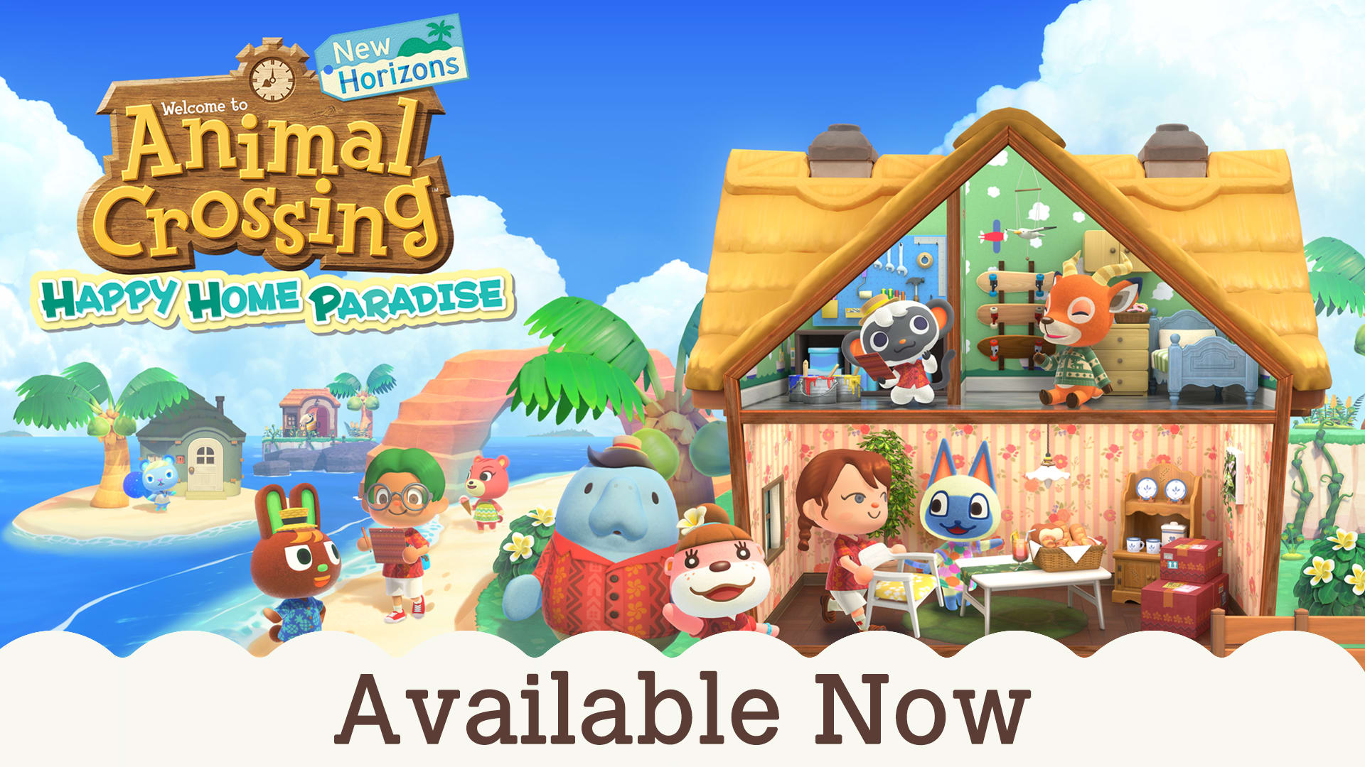 New DLC! Expand your horizons with the Animal Crossing New Horizons