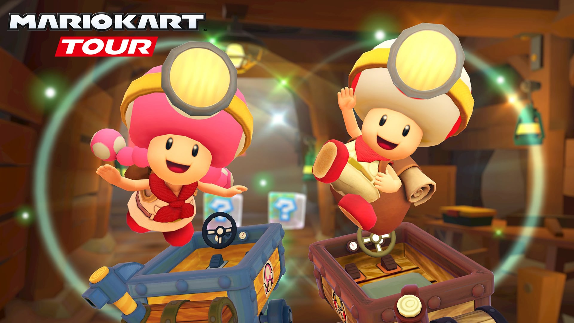 Rally your team to victory in the Toad vs. Toadette Tour