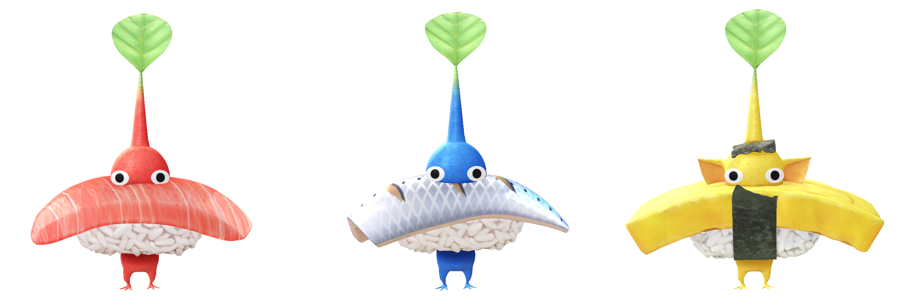 Pikmin Bloom rolls out sushi-themed Decor Pikmin