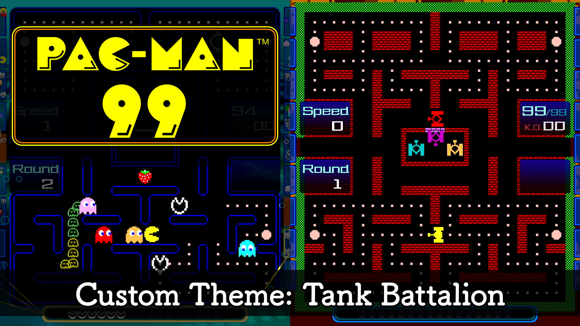 PAC-MAN™ 99 Custom Theme: Tank Battalion