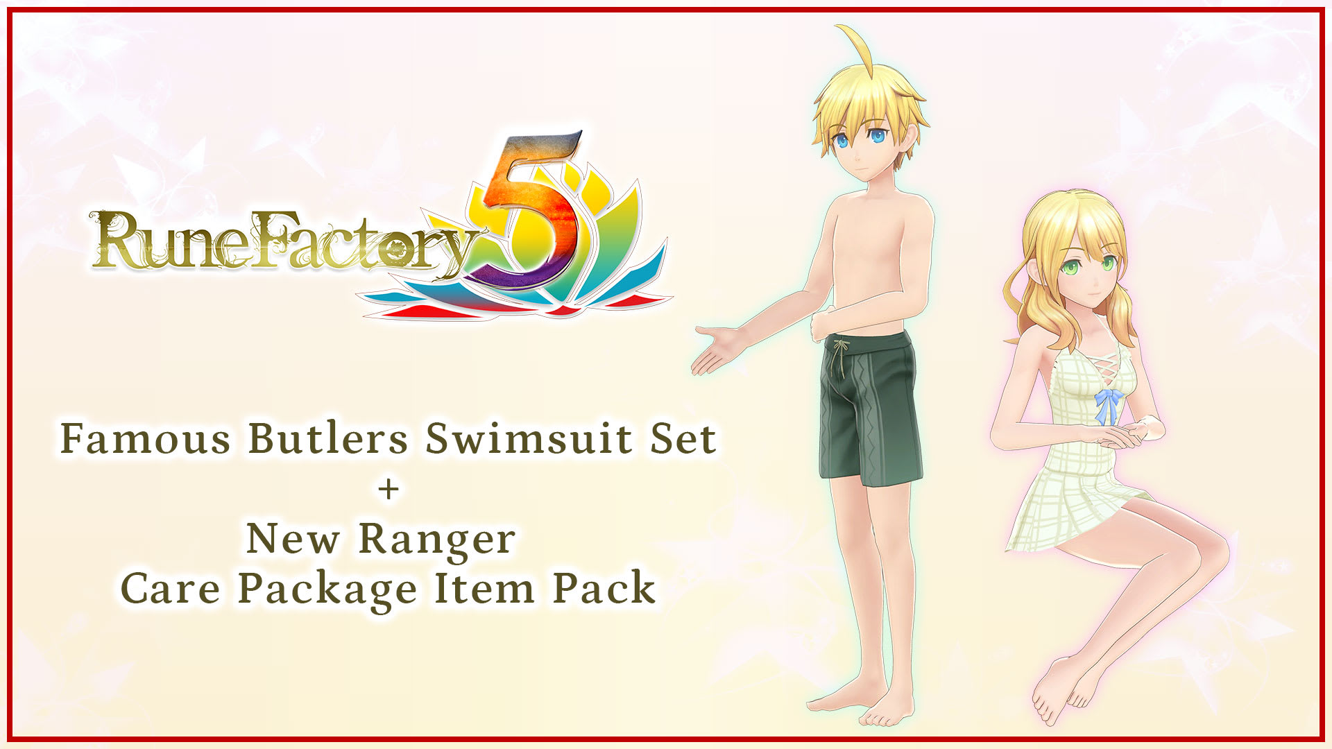 Famous Butlers Swimsuit Set + New Ranger Care Package Item Pack