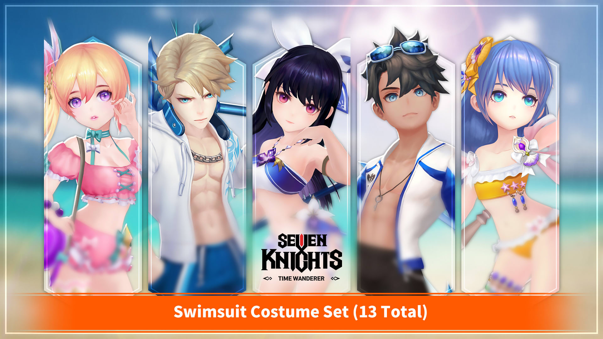 Swimsuit Costume Set (13 Total)