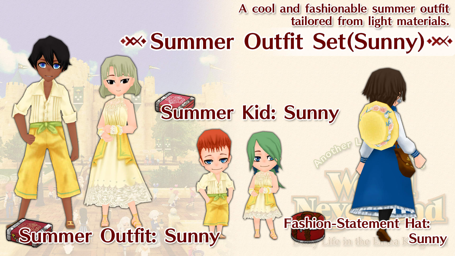 Summer Outfit Set(Sunny)