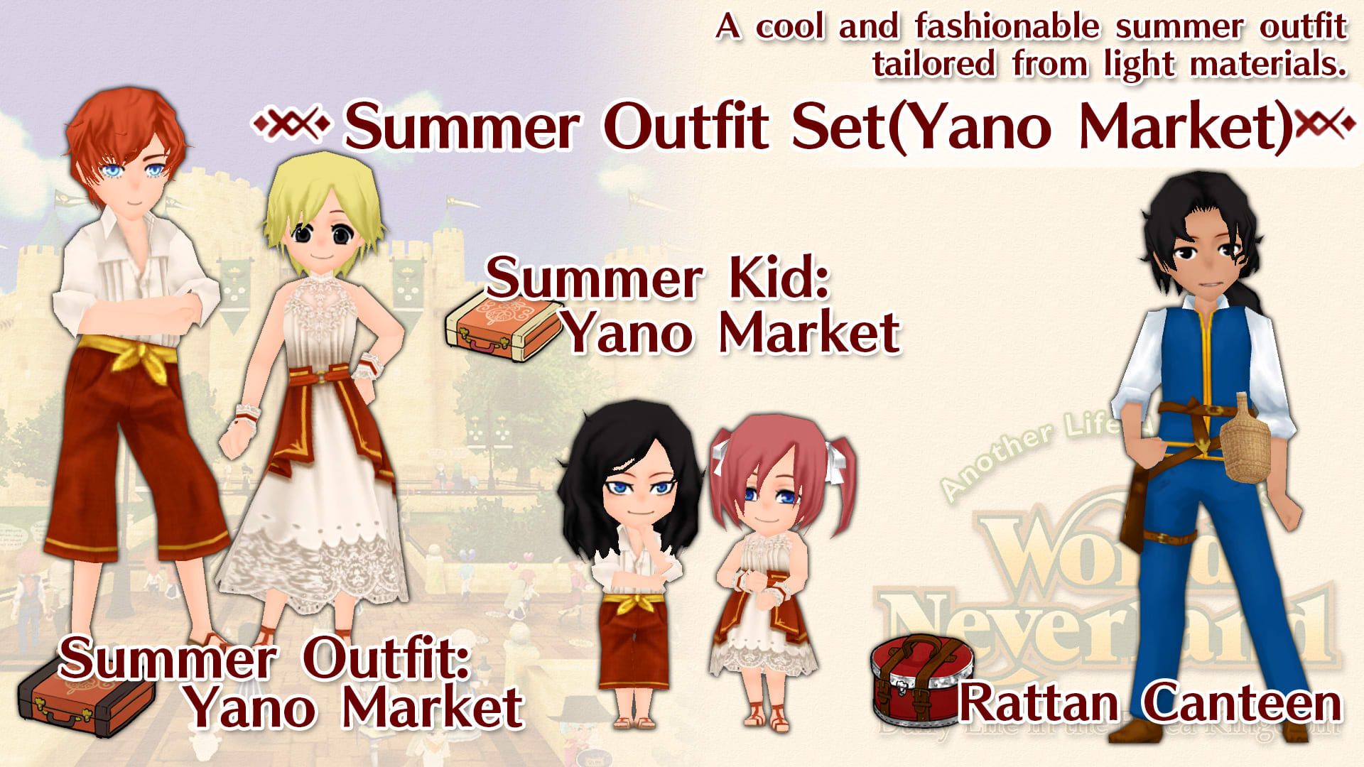 Summer Outfit Set(Yano Market)