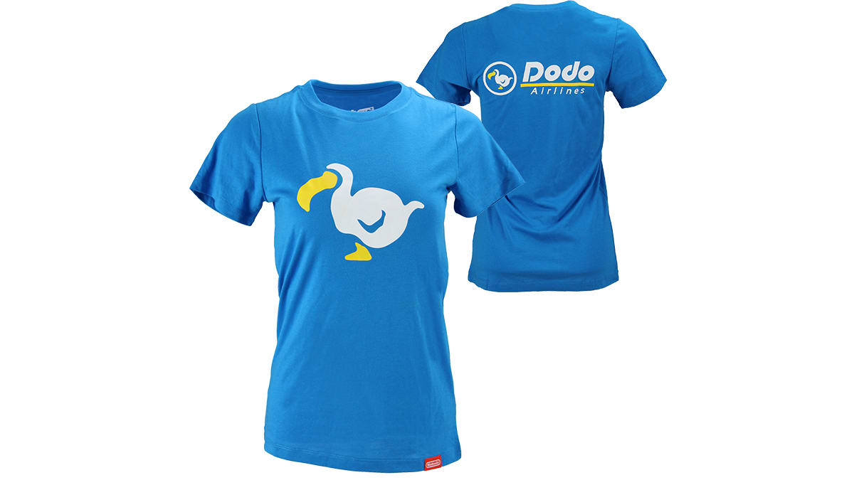 Animal Crossing Dodo Airlines T-shirt - Blue (Women's Cut)