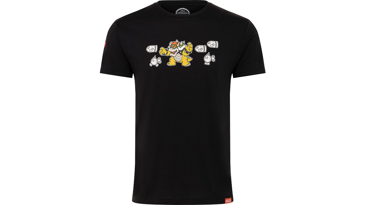 Bowser with Enemies T-shirt - Black