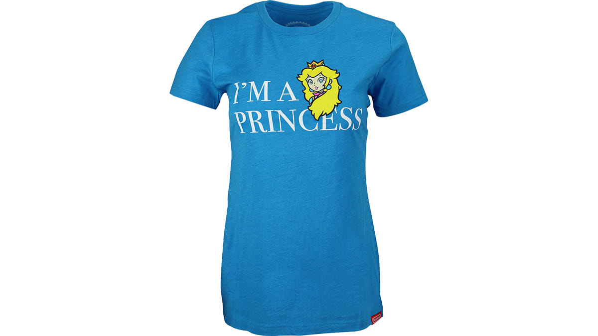 Princess Peach "I'm a Princess" T-shirt - Blue (Women's)