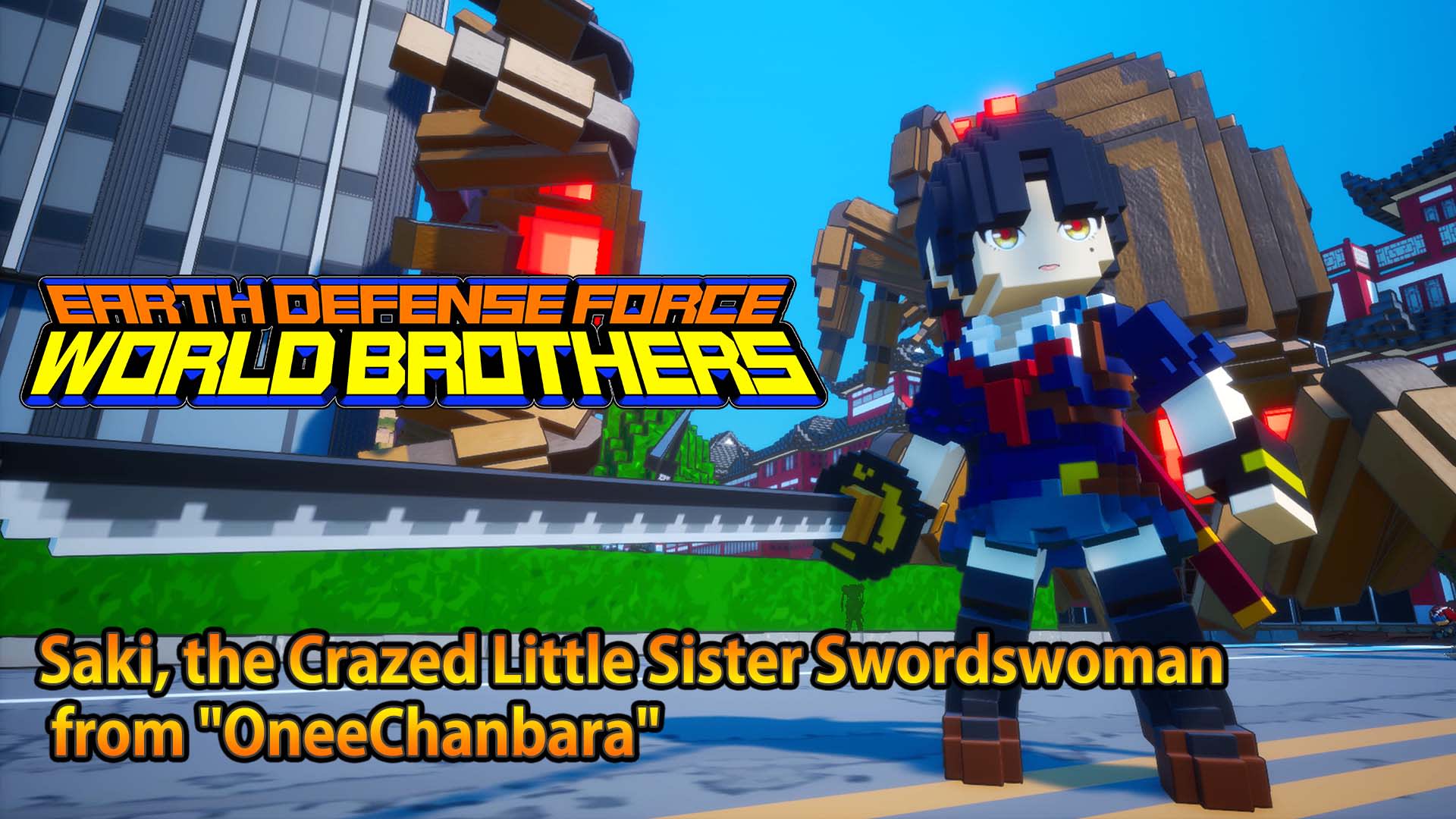 Saki, the Crazed Little Sister Swordswoman from "OneeChanbara"