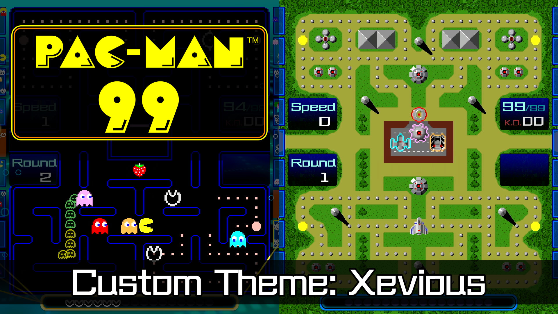 PAC-MAN™ 99 Custom Theme: Xevious