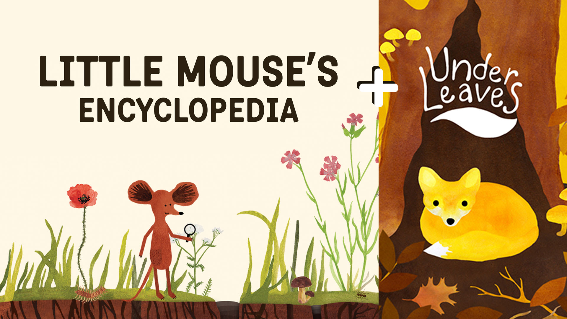 Little Mouse's Encyclopedia + Under Leaves