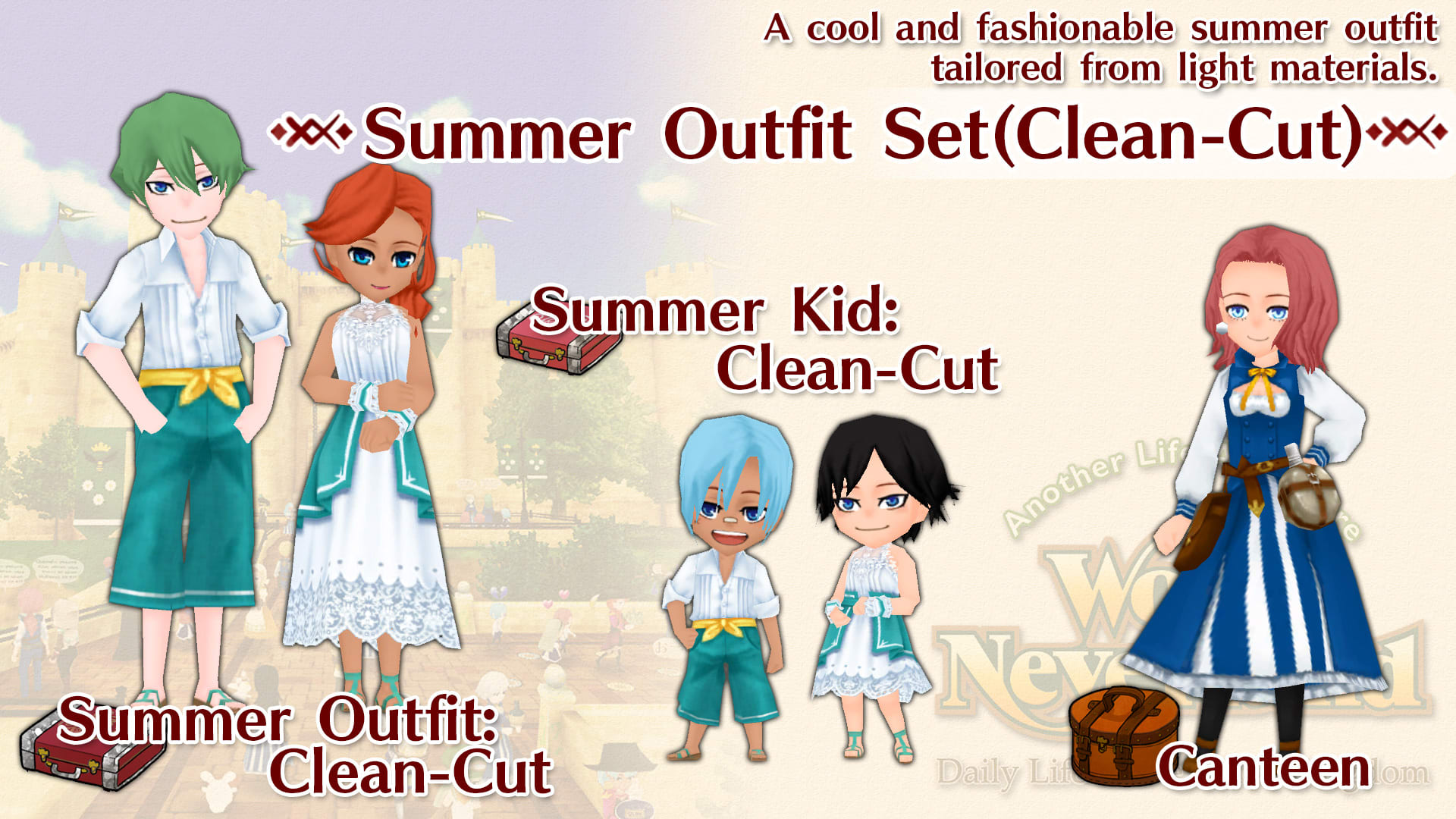 Summer Outfit Set(Clean-Cut)
