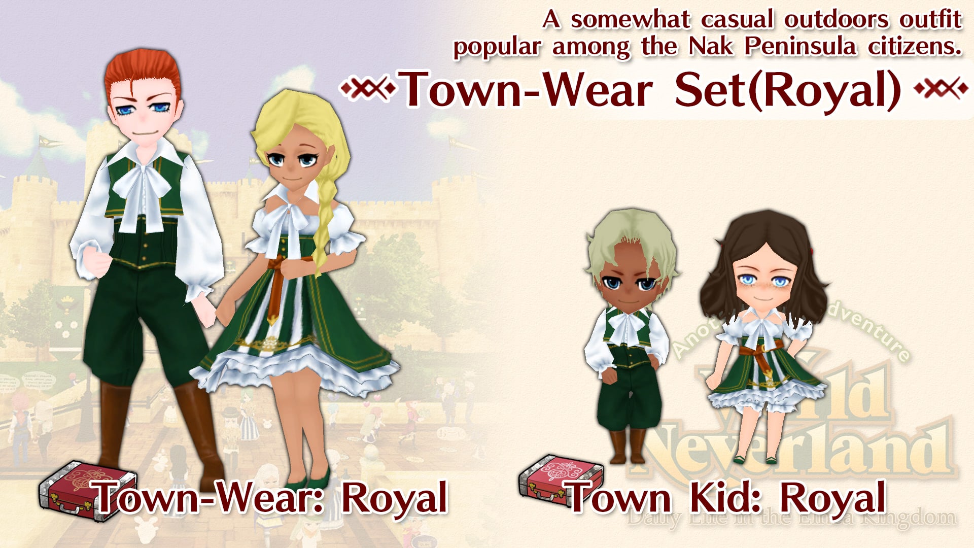 Town-Wear Set(Royal)