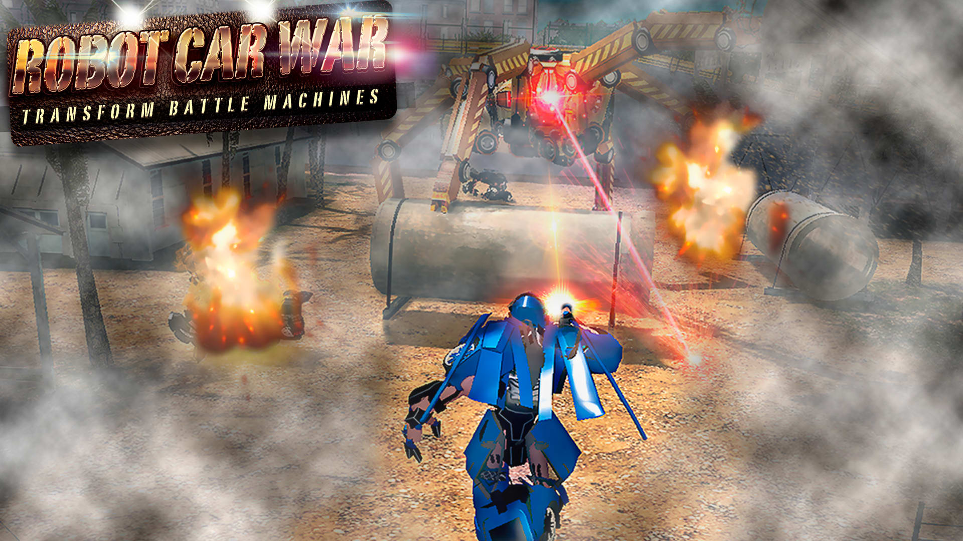 Robot Car War: Transform Battle Machines