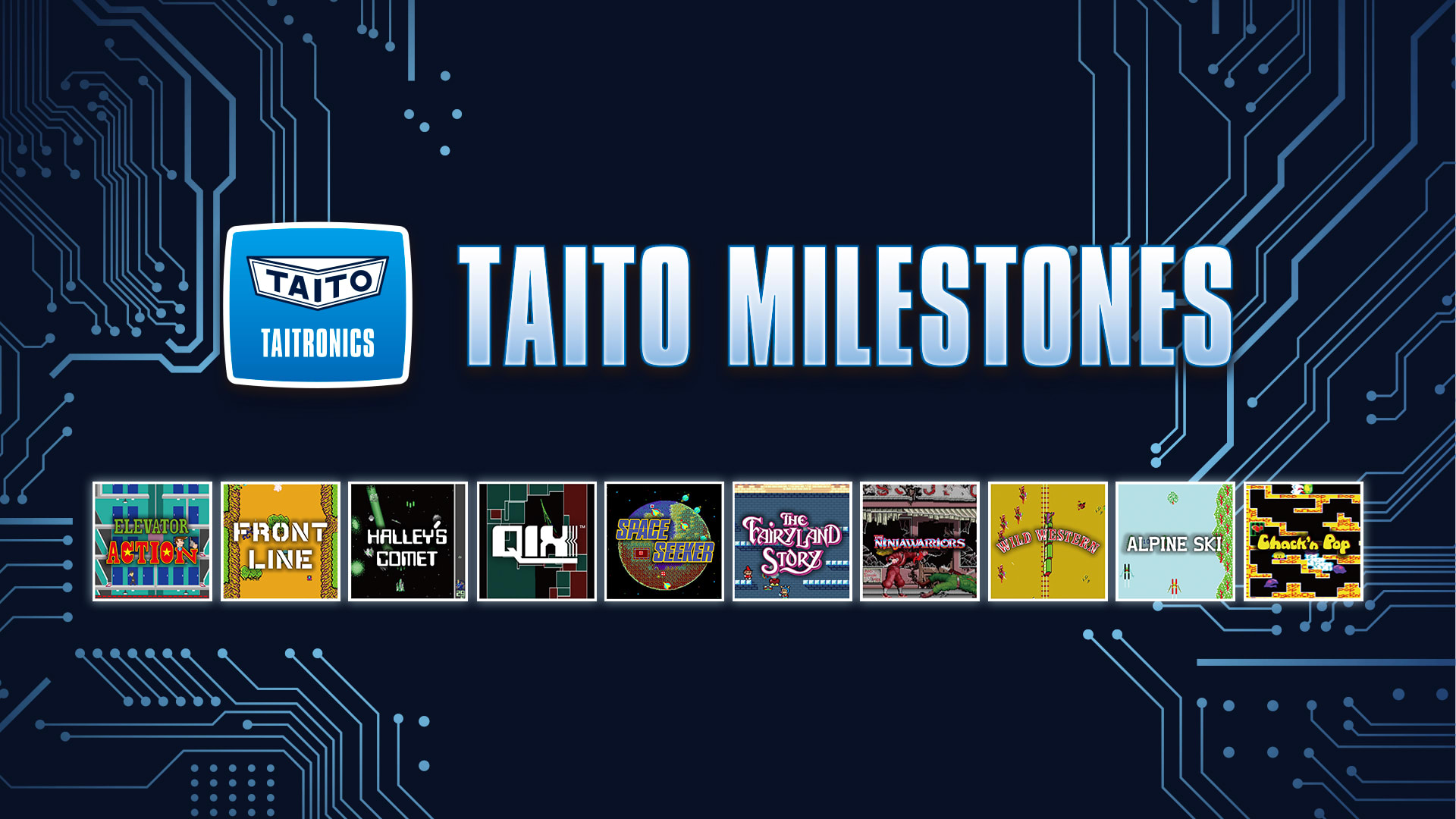 TAITO Milestones