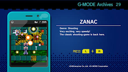 G-Mode Archives 29: Zanac (NSW) gameplay screenshot 5