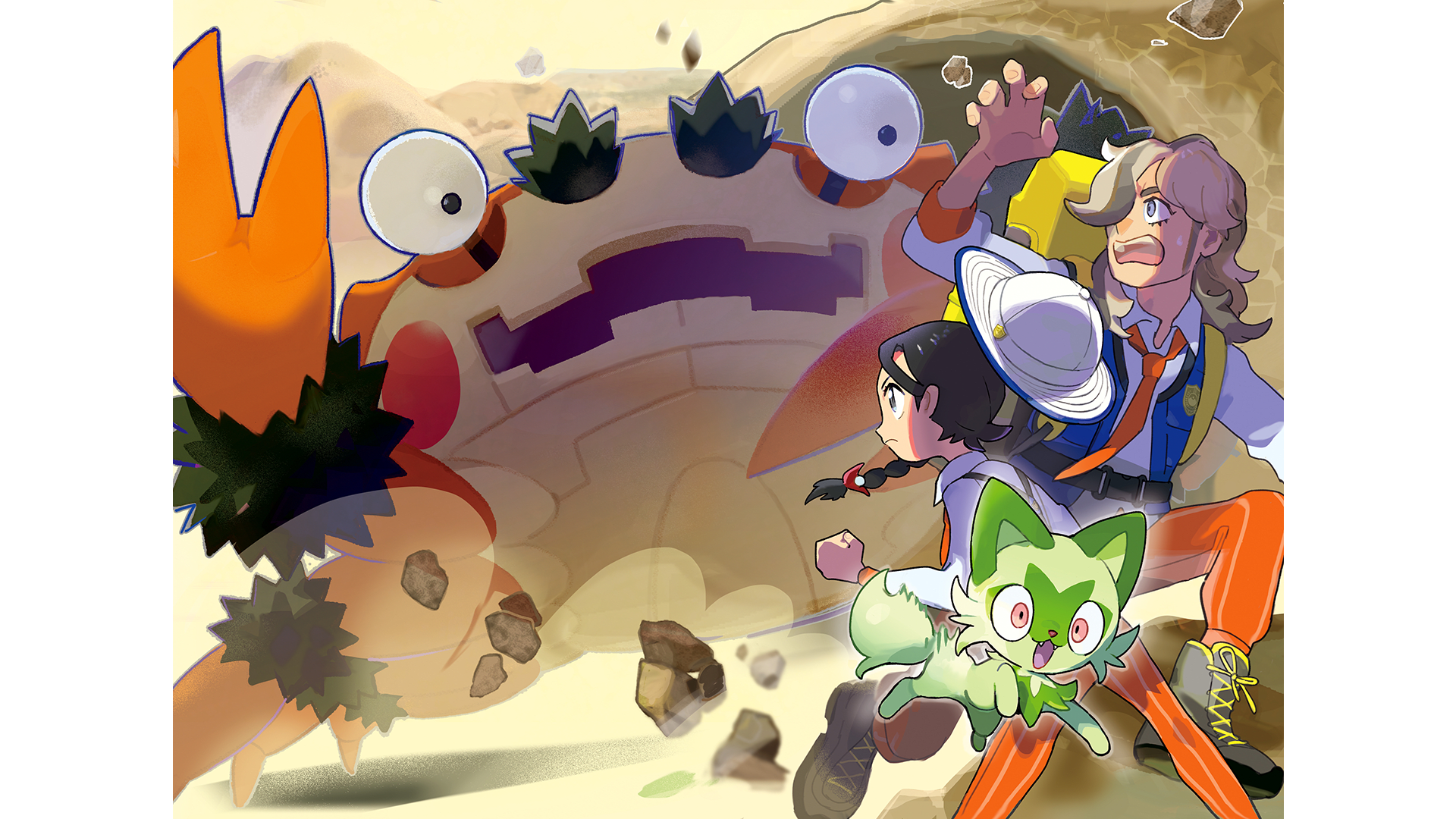 Official Path of Legends screen in Pokémon Scarlet and Violet showing a Titan objective used to test team durability
