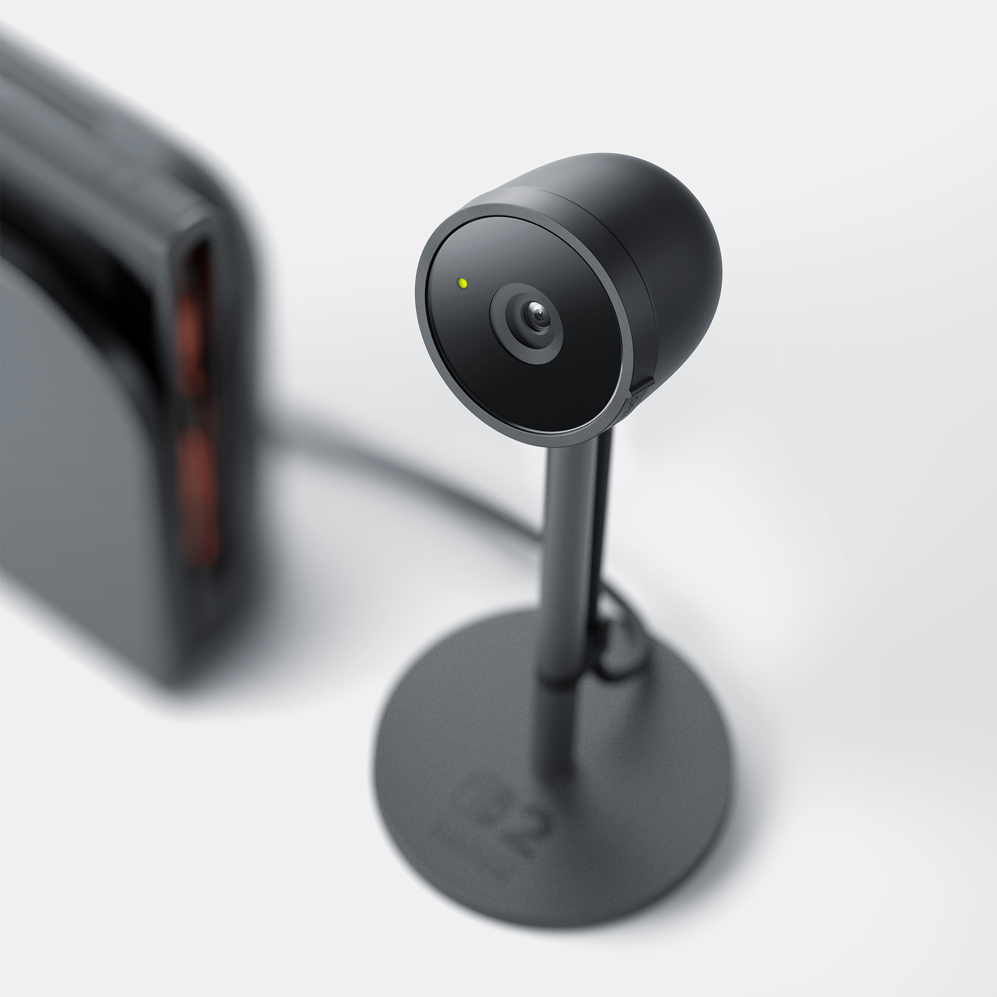 The Nintendo Switch 2 Camera connected to a Switch 2 console for GameChat video chat. Image: Nintendo.