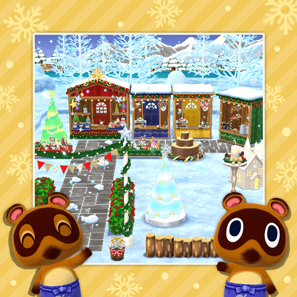 Animal Crossing Pocket Camp sparkles with holiday joy throughout