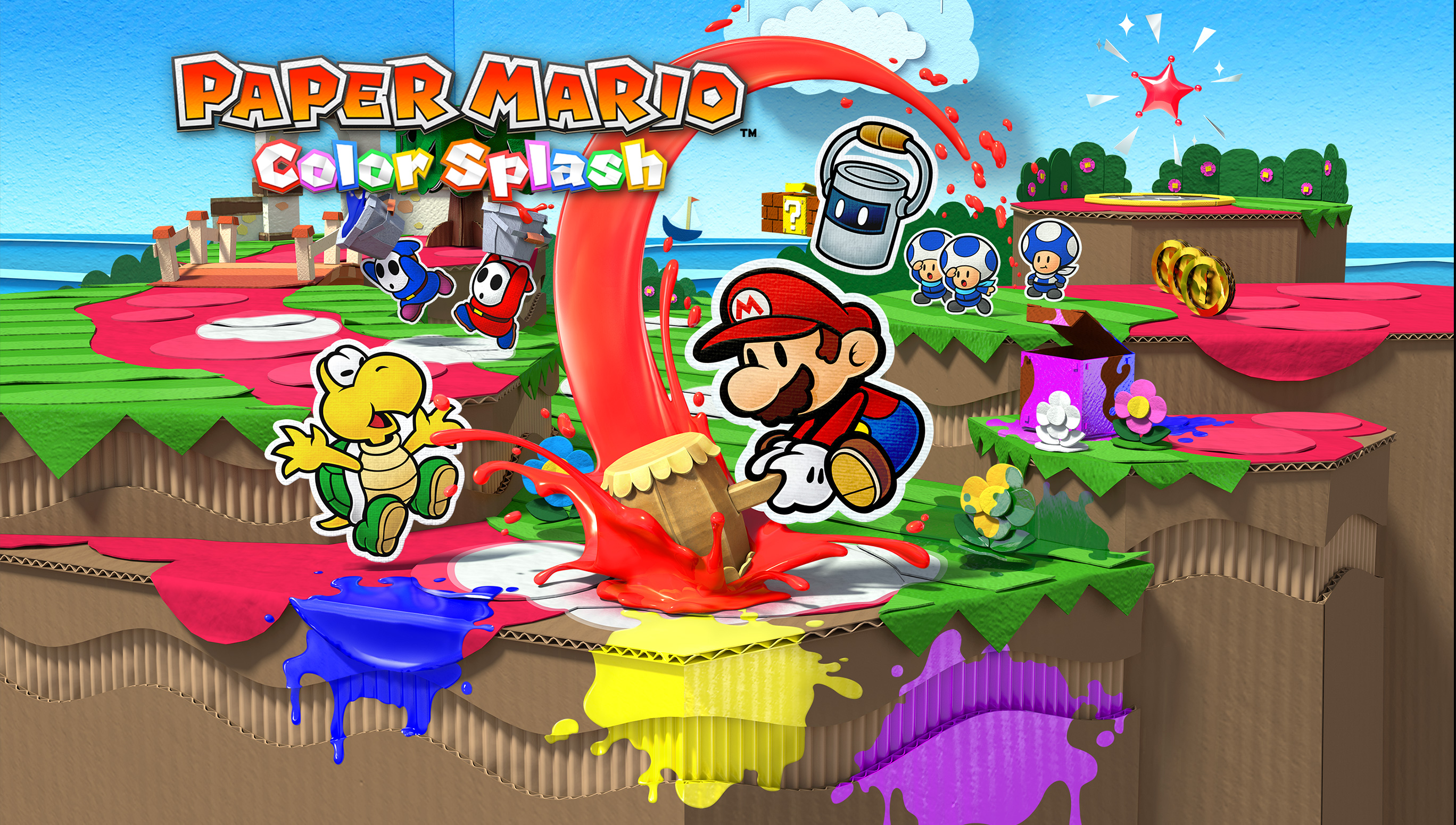 Paper Mario Color Splash For Wii U Nintendo Game Details