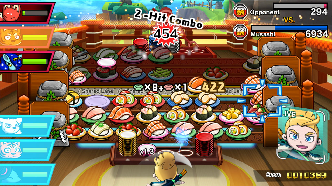 Sushi Striker: The Way of Sushido screenshot screenshot 1