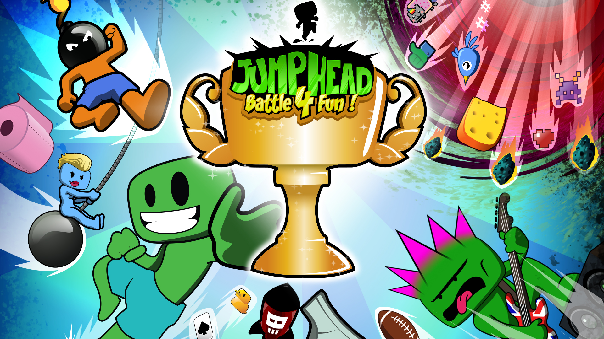 JumpHead: Battle4Fun! screenshot thumbnail video