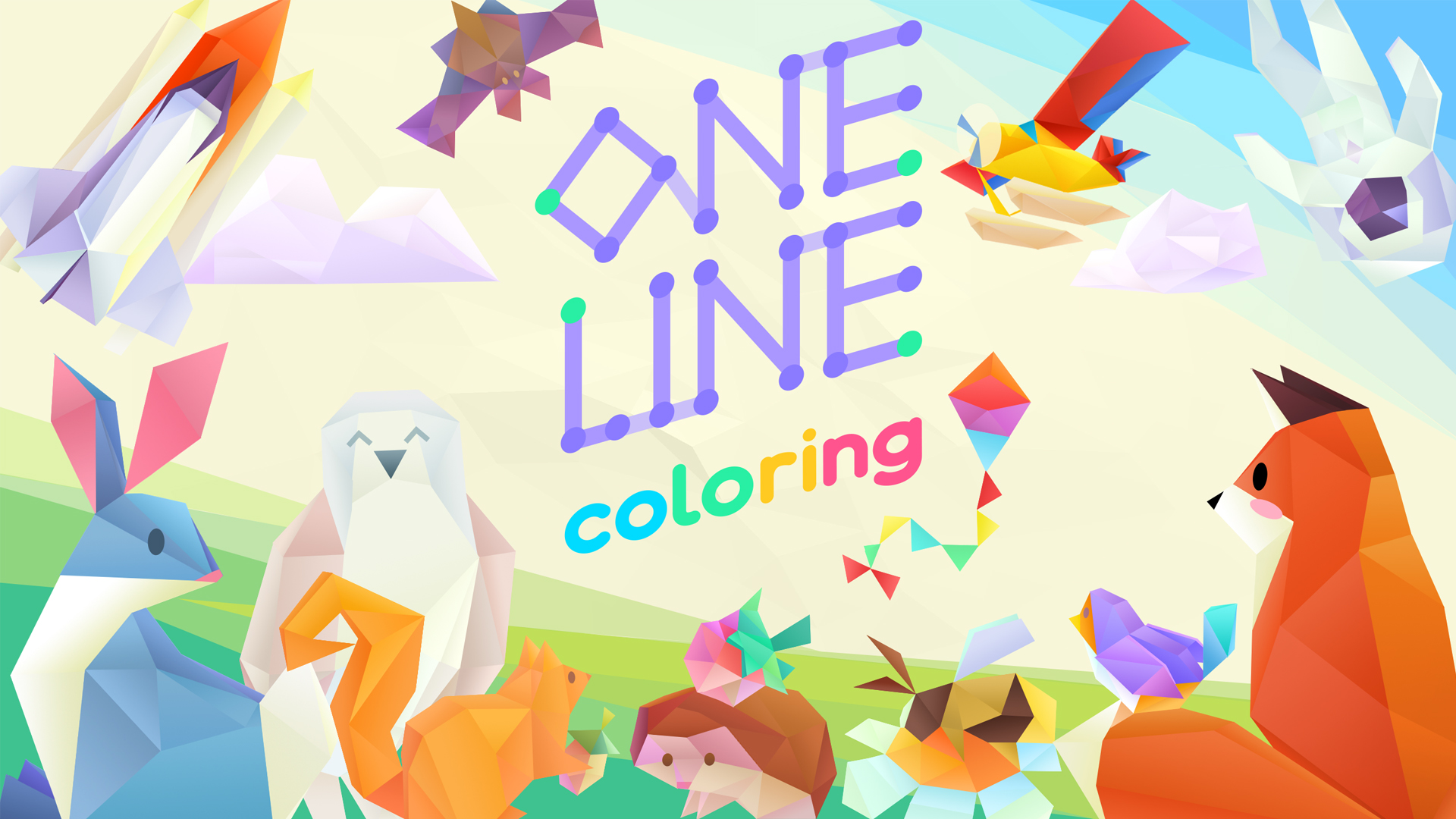 One Line Coloring screenshot thumbnail video