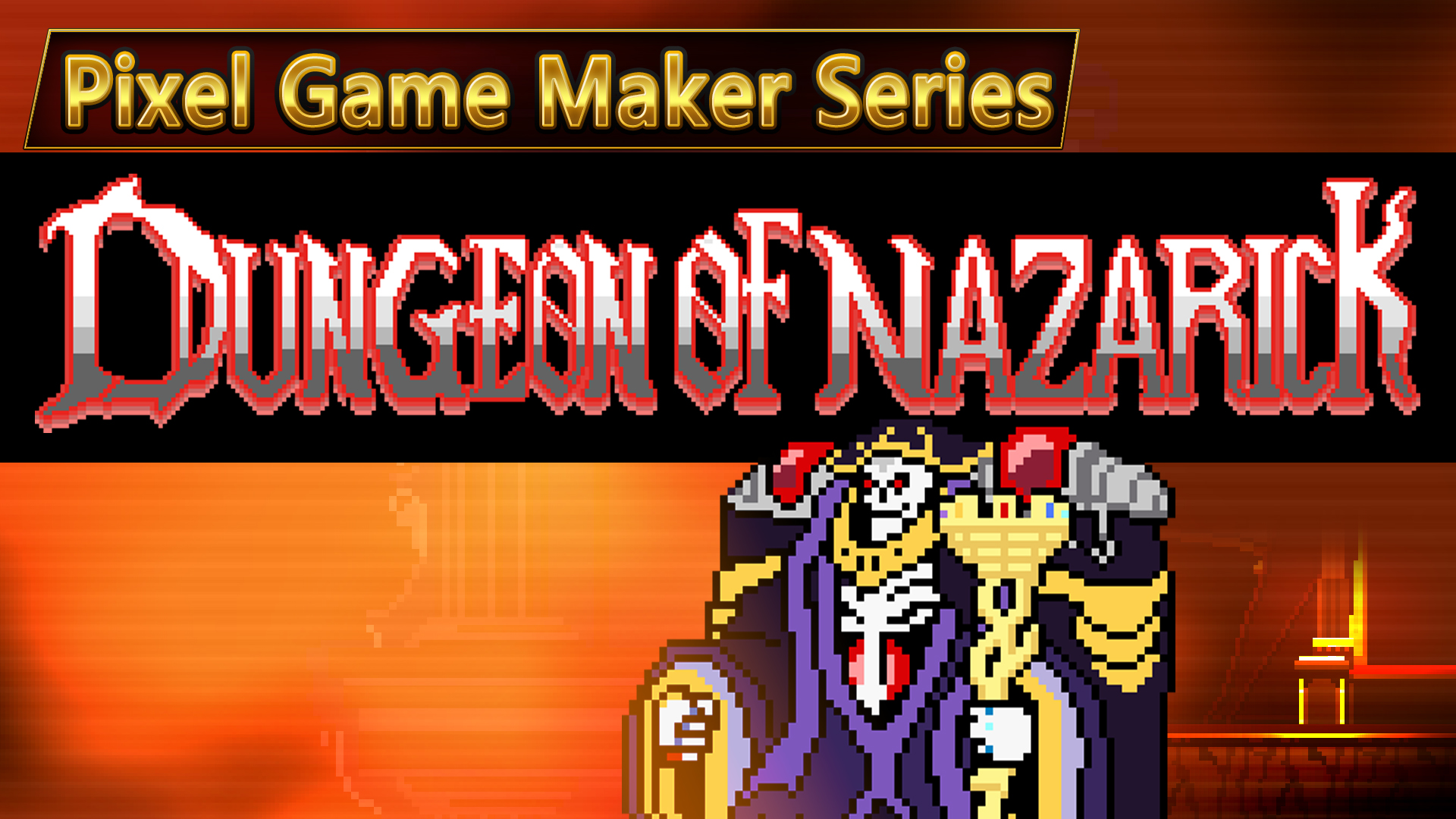 pixel game maker series dungeon of nazarick vertical card thumbnail