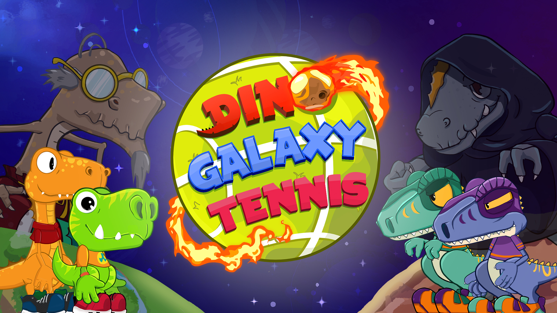 Dino Galaxy Tennis screenshot thumbnail video