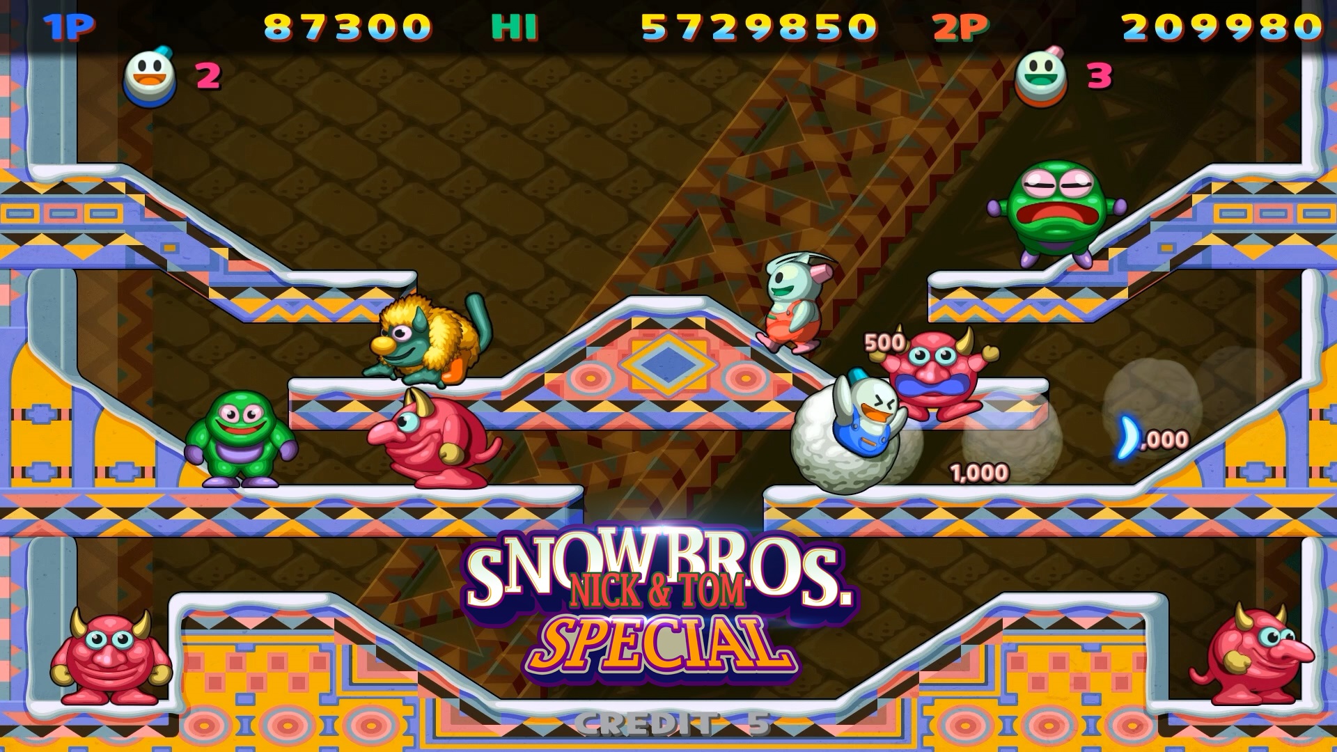 SNOW BROS. SPECIAL screenshot thumbnail video
