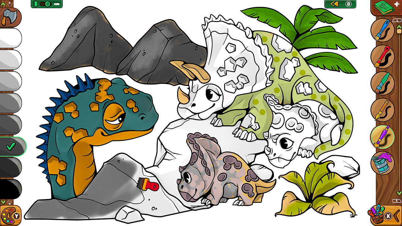 Coloring Pages: Lumberhill Tales screenshot screenshot 1