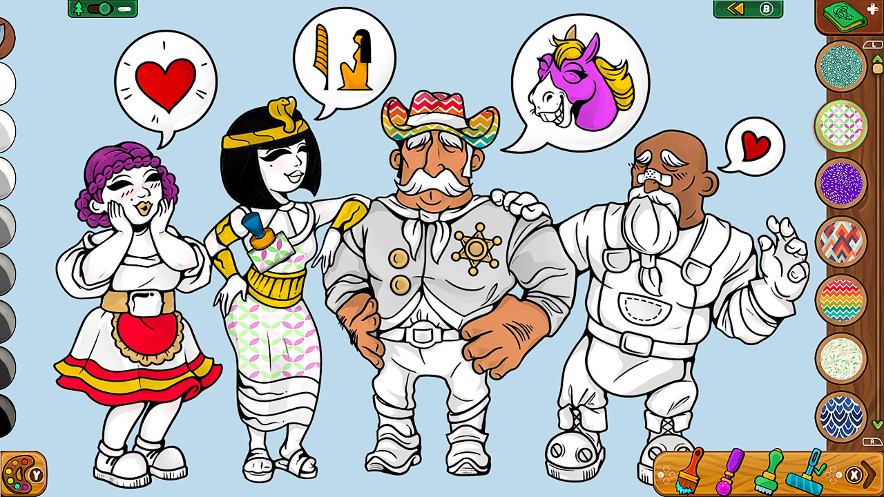 Coloring Pages: Lumberhill Tales screenshot screenshot 3