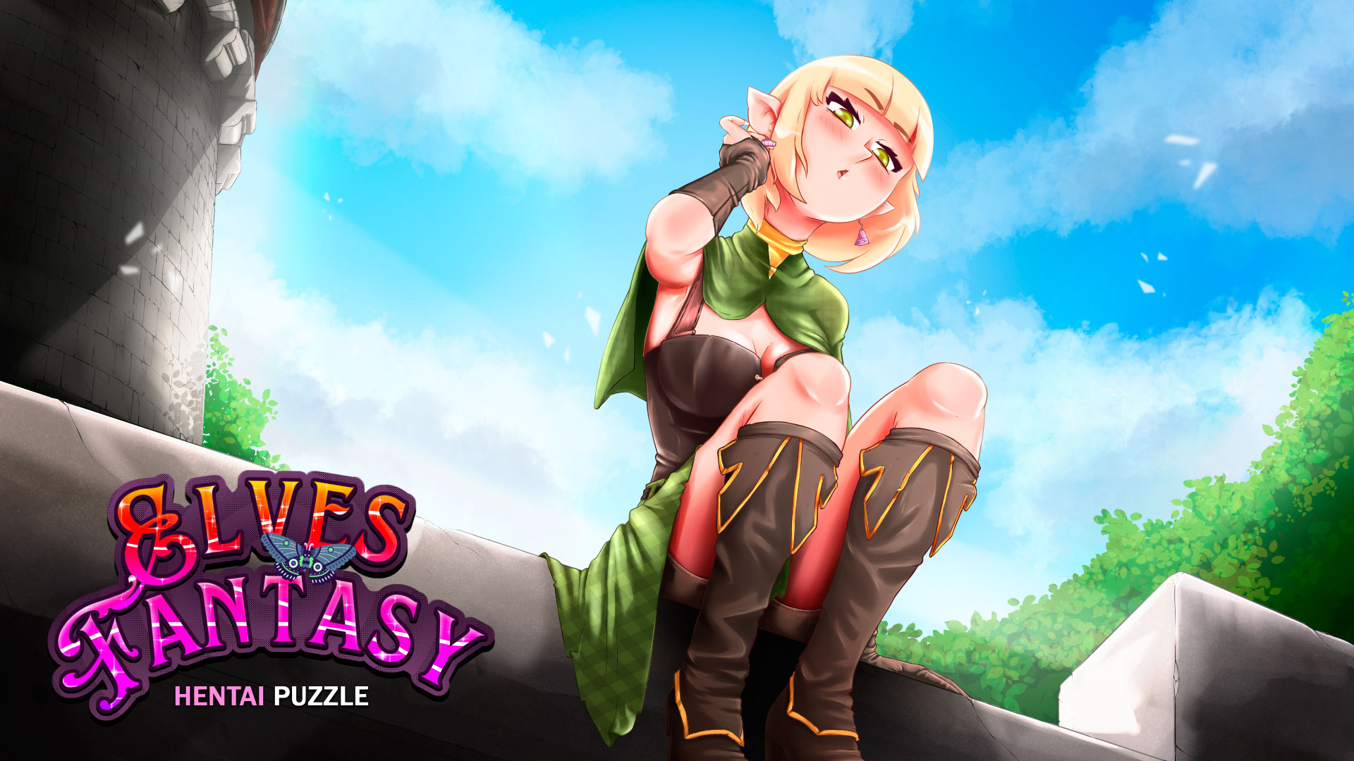 Elves Fantasy Hentai Puzzle screenshot thumbnail video