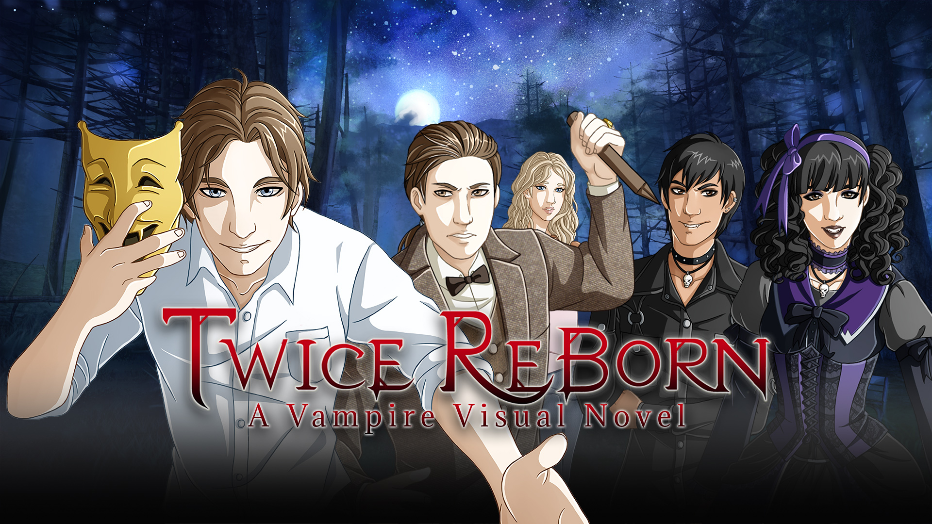 Twice Reborn: a vampire visual novel screenshot thumbnail video