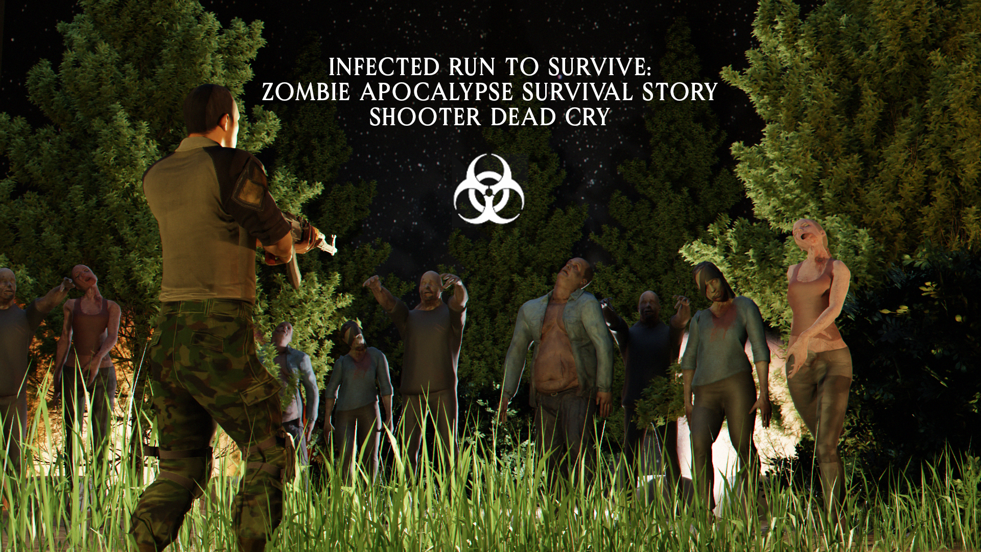 Infected run to Survive: Zombie Apocalypse Survival Story Shooter Dead Cry screenshot thumbnail video