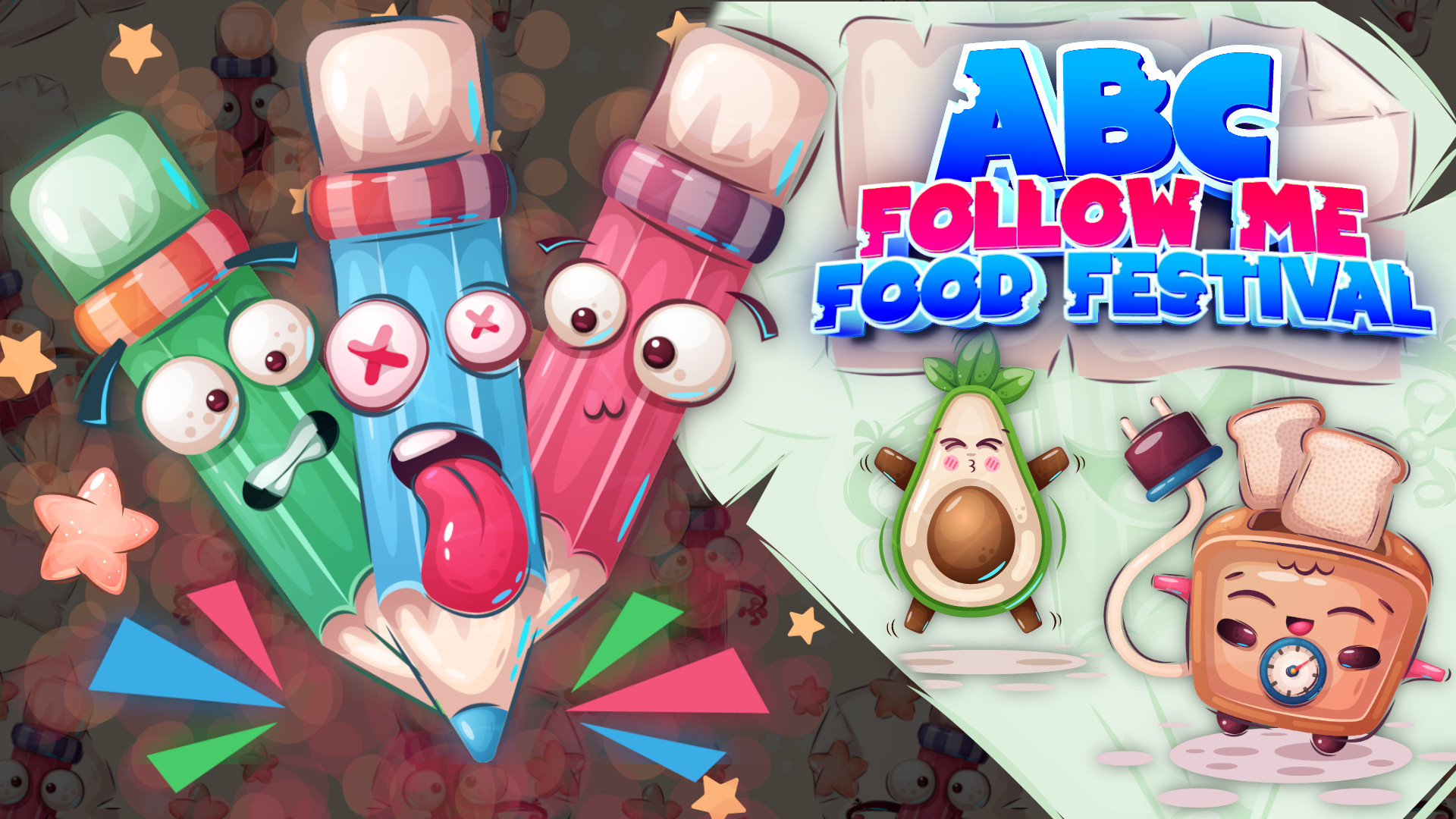 abc follow me: food festival vertical card thumbnail
