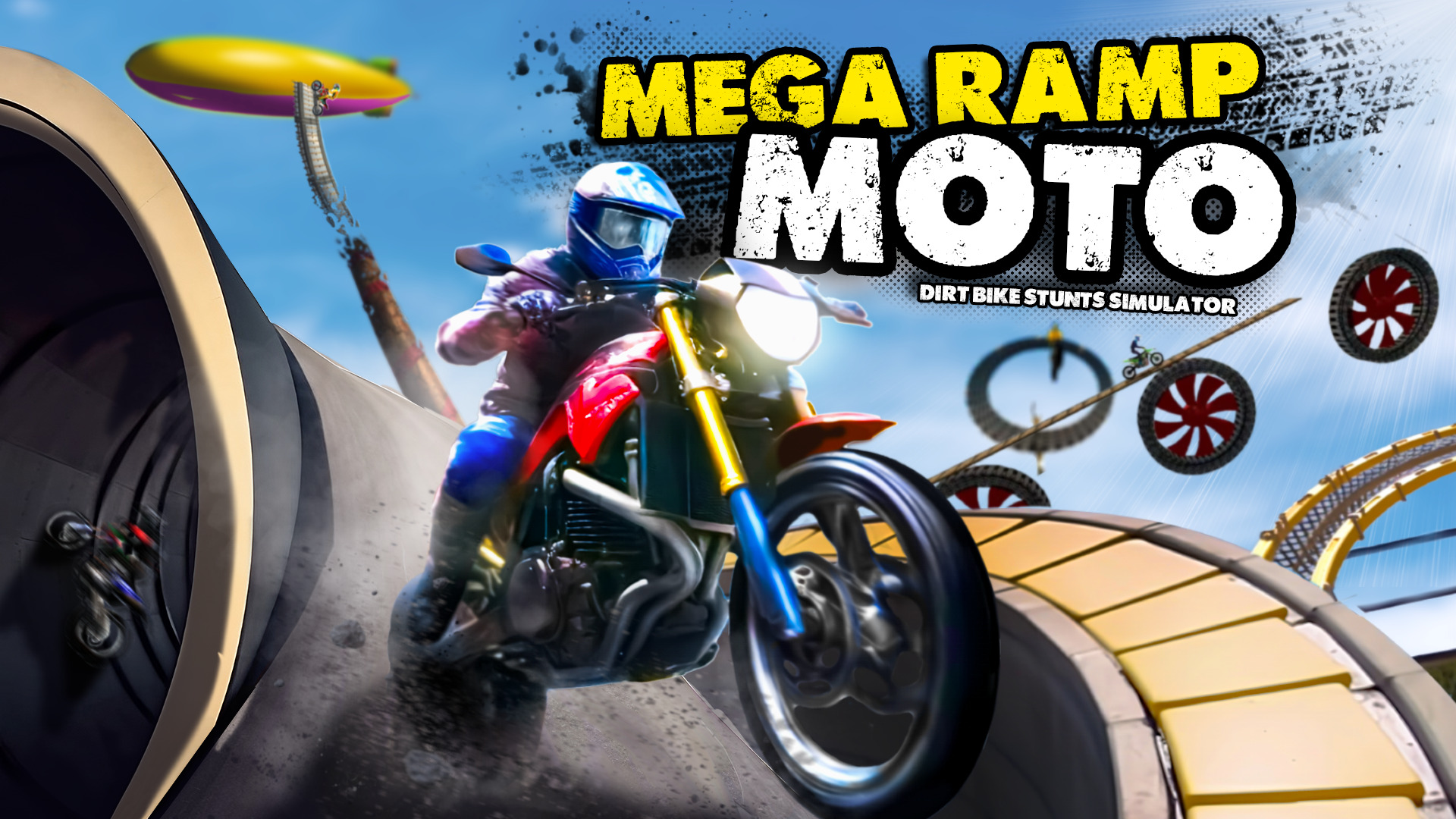 Mega Ramp Moto - Dirt Bike Stunts Simulator screenshot thumbnail video