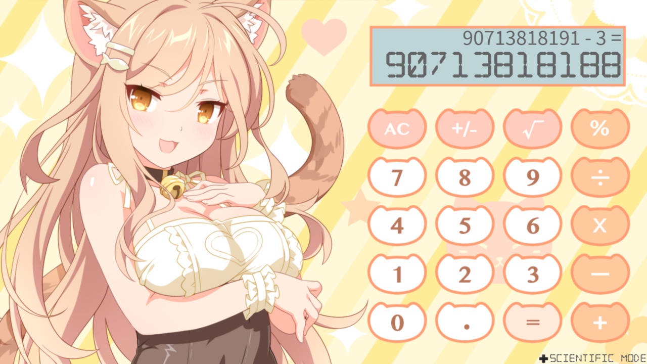 Sakura Neko Calculator screenshot screenshot 4