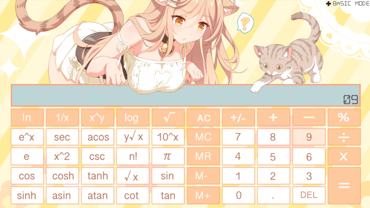 Sakura Neko Calculator screenshot screenshot 1