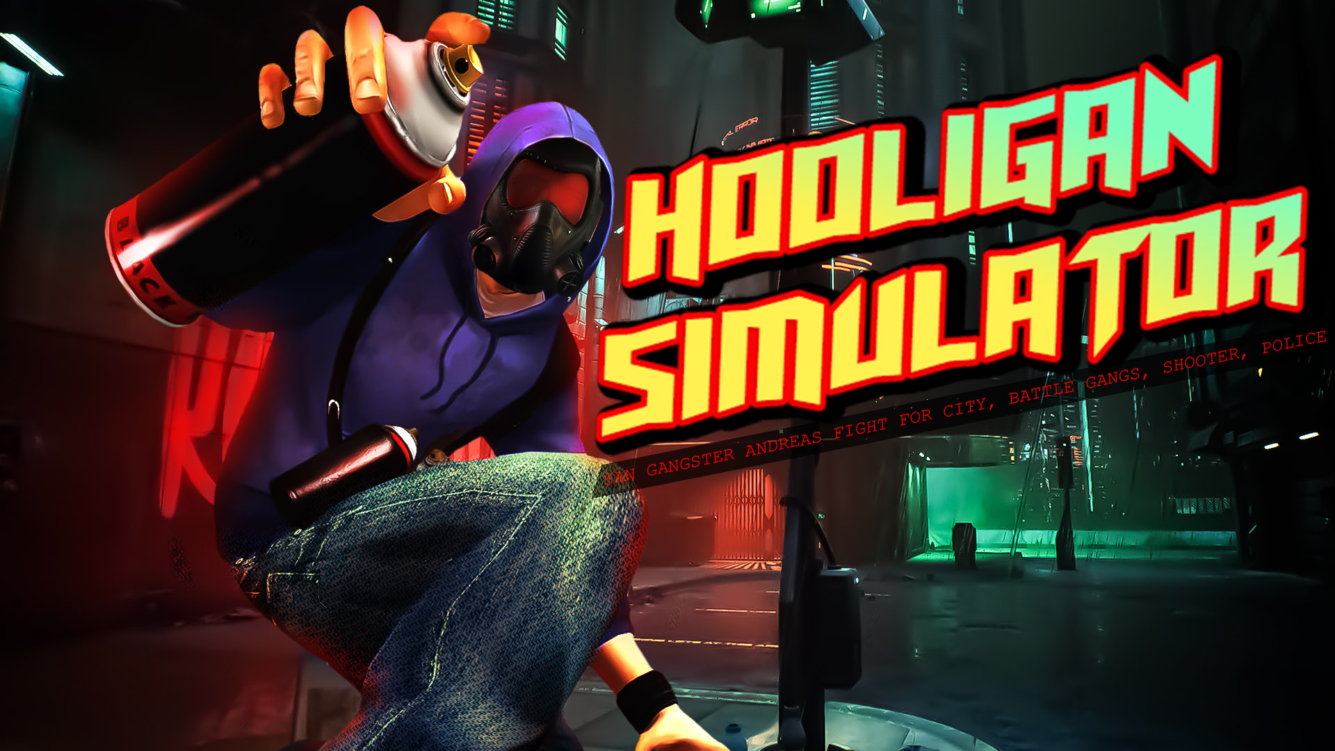 Hooligan Simulator - San Gangster Andreas Fight for City, Battle Gangs, Shooter, Police screenshot thumbnail video