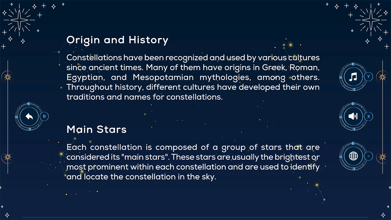 Constellations: discover the universe screenshot screenshot 3