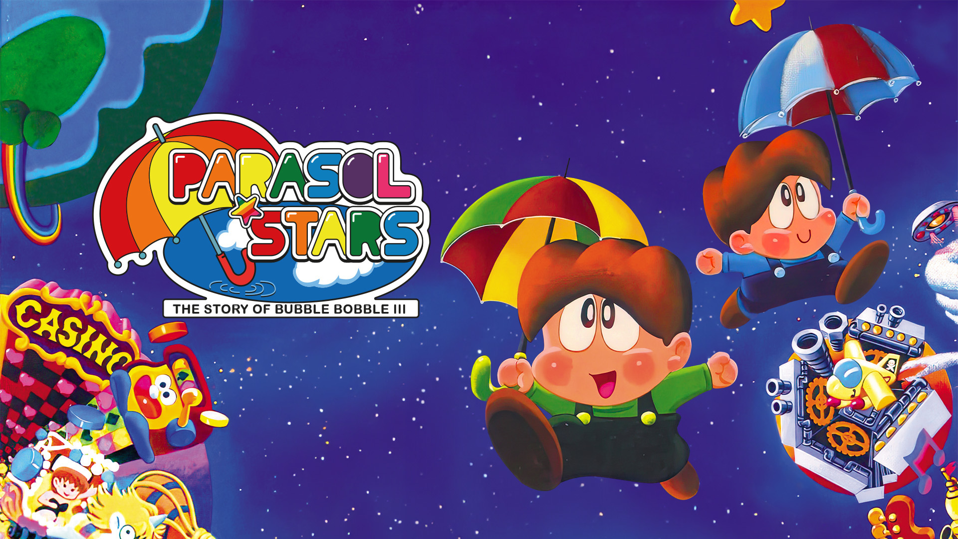parasol stars - the story of bubble bobble iii vertical card thumbnail