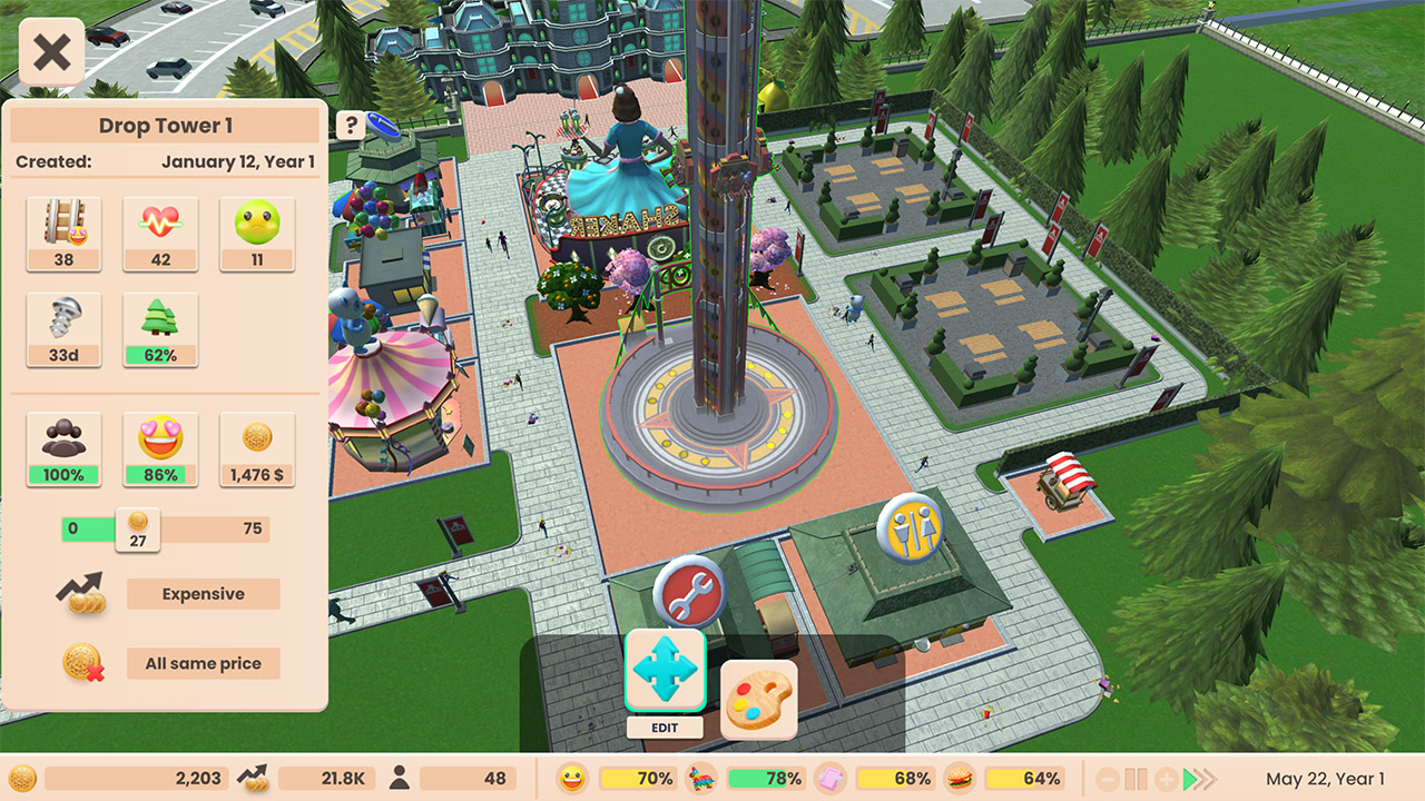 RollerCoaster Tycoon Adventures Deluxe screenshot screenshot 5