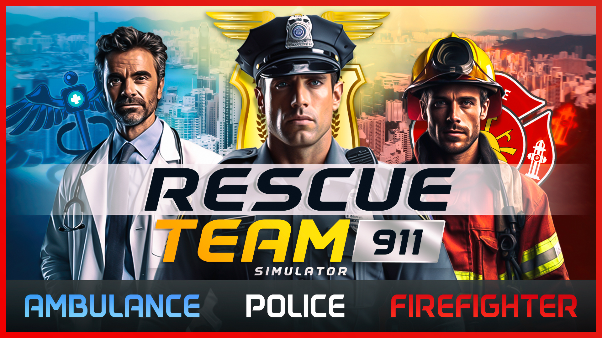 Rescue Team 911 Simulator - Ambulance,Police, Firefighter screenshot thumbnail video