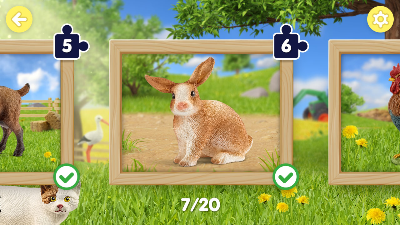 schleich Puzzles FARM WORLD screenshot screenshot 1