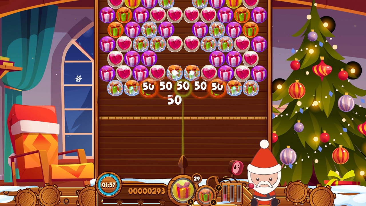Christmas Bubble Puzzle screenshot screenshot 2