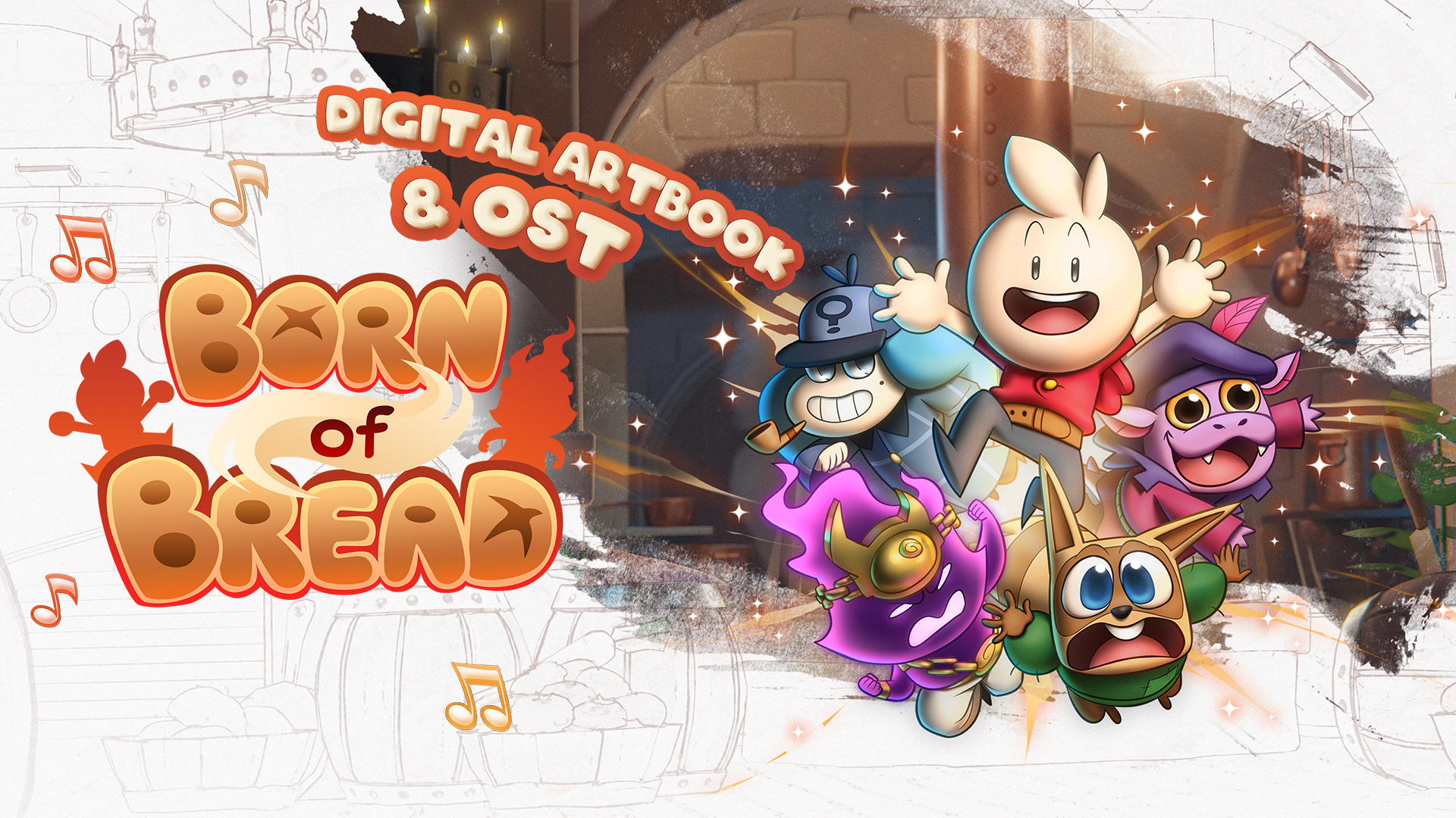 Born Of Bread Digital Artbook & OST Nintendo Switch game deal