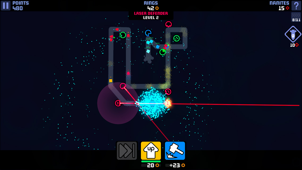 Colony Defense - The Ultimate Minimalist Tower Base Defense Game screenshot screenshot 4