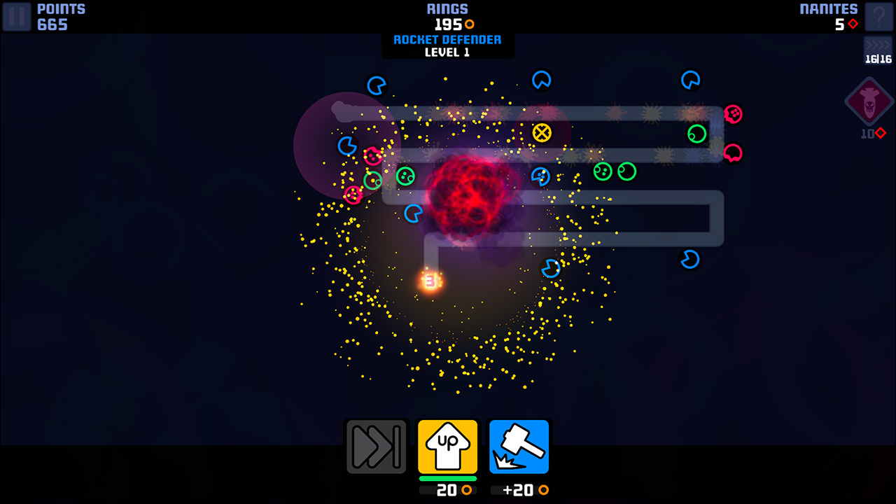 Colony Defense - The Ultimate Minimalist Tower Base Defense Game screenshot screenshot 1